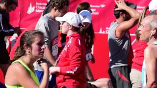 A guide to the medical setup needed at the finish line area of a marthon or road race