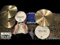C&C Custom Player Date II Big Beat Rock Drum Set 24/13/16 - Blue Glass Glitter
