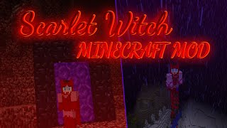 Scarlet Witch In Minecraft (Superheros Mod pack made by Tihyo)