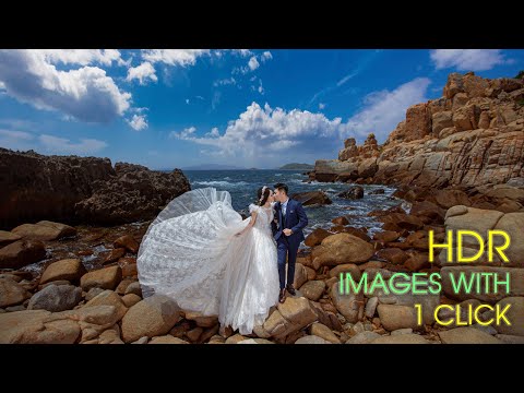 HDR action with 1 click for free in photoshop 2021!