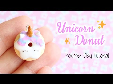 Pastel Unicorn DonutâPolymer Clay Tutorial - YouTube