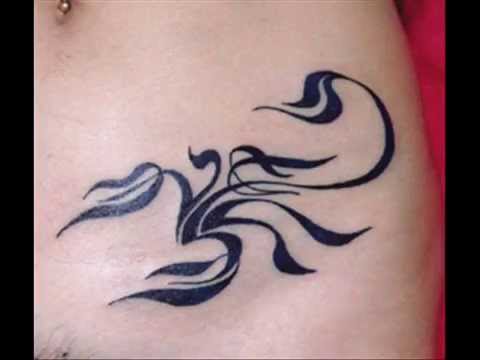 Scorpion Tribal Tattoos - Hot New Scorpion Tattoo Design Video