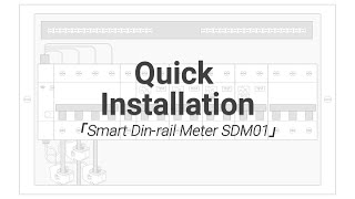 Sdm 01 Smart Din-Rail Meter Installation And Cloud Paring Wifi Version & Zigbee Version