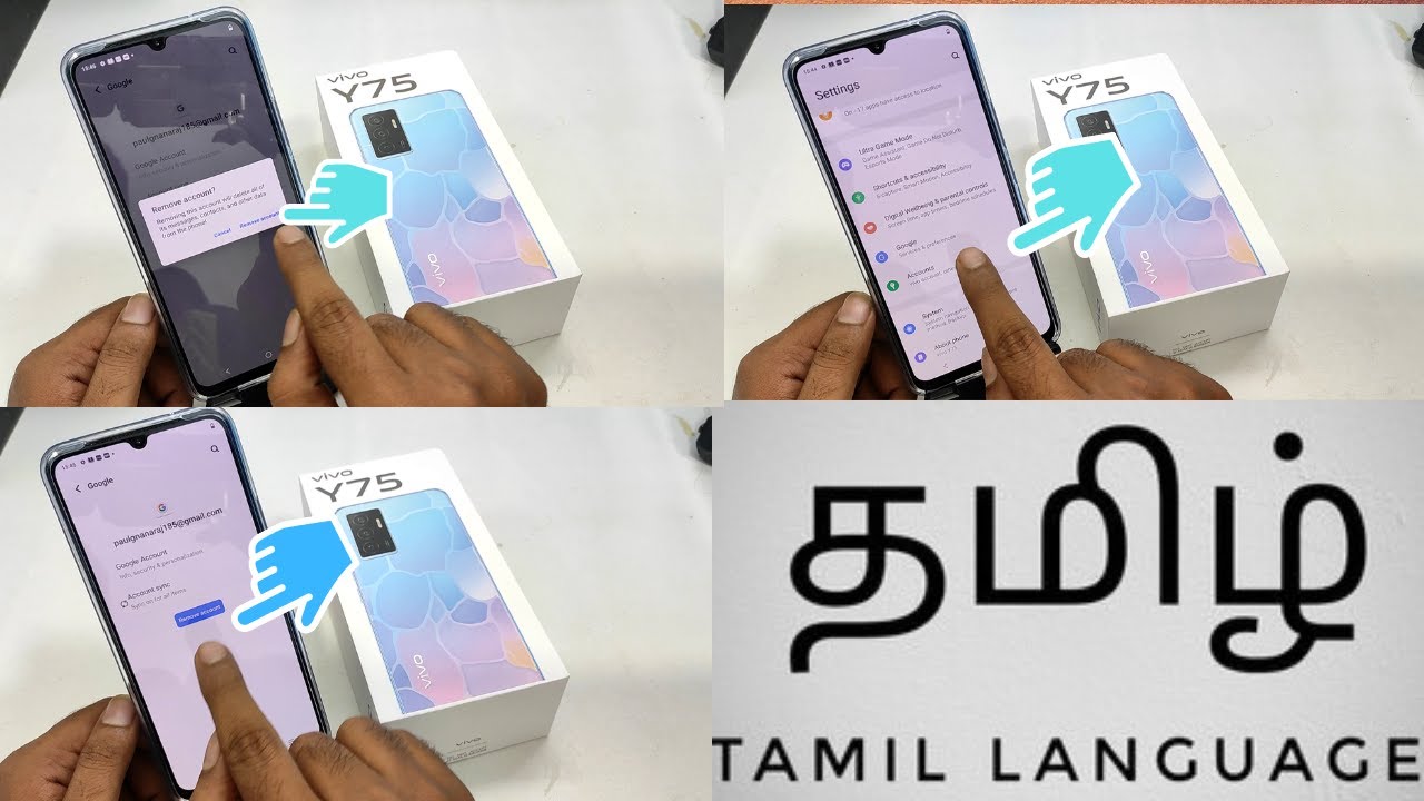 How to Remove Google Account in VIVO Y75 in Tamil| How How to Remove Google Account in VIVO Y75 in Tamil| How