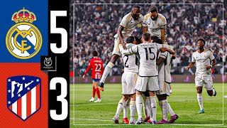 Real Madrid 5-3 Atlético de Madrid | HIGHLIGHTS | Spanish Super Cup