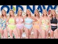 trying on affordable & size inclusive bathing suits from OLD NAVY!