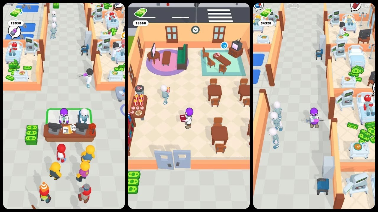 Idle Health Resort – Doc Sim Mobile Game | Gameplay Idle Health Resort – Doc Sim Mobile Game | Gameplay