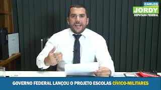 Projeto do Governo Federal de escolas cívico-militares. O estado do Rio de Janeiro ficou de fora.