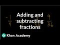 Thumbnail image for Adding and subtracting fractions