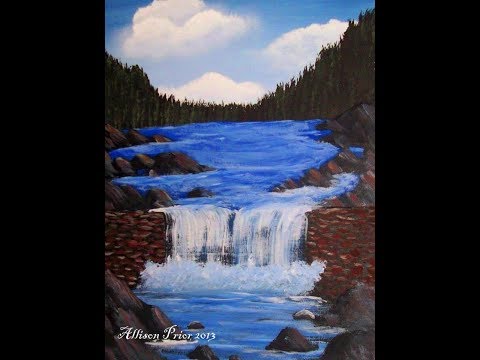 How To Use Acrylic Paint On Canvas For Beginners Youtube How To Use Acrylic Paint On Canvas For Beginners Youtube