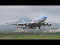 Foto pequena Very rare !! Boeing 747 Take off Martinique Runway 27!!