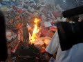 仙台でどんと祭－小正月、御神火に祈願