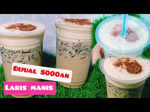 CARA LENGKAP MEMBUAT CAPUCINO CINCAU UNTUK DIJUAL || MUDAH, PRAKTIS DAN LARIS