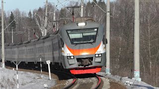 Электропоезд Эп2Д-0057 Цппк Перегон Апрелевка - Селятино