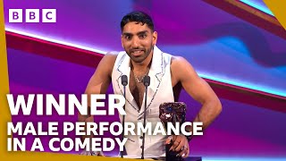 Mawaan Rizwan Wins Male Performance In Comedy Award For Juice | Bafta Tv Awards 2024 - Bbc