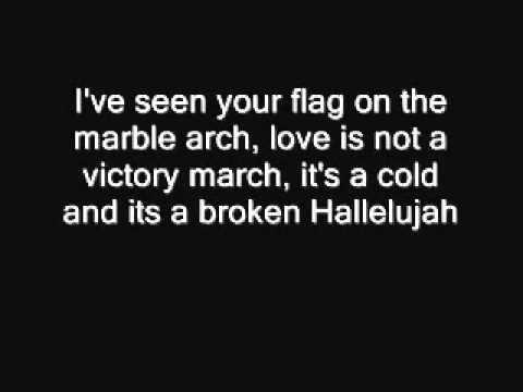 Shrek HallelujahRufus Wainwright LYRICS
