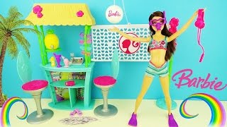 Барби Сестры Игровой Набор Кукла Скиппер И Тики Хижина Обзор / Barbie Skipper Doll Tiki Hut Play Set