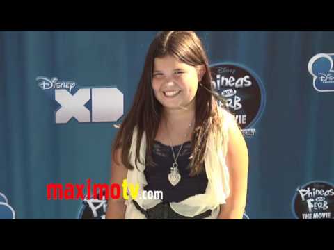 Madison De La Garza at Phineas and Ferb Across the 2nd Dimension Premiere
