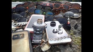 RIVER TREASURE 2017: iPhones, Diamonds, Gold, Silver, Knives, Armani Watch RIVER TREASURE 2017: iPhones, Diamonds, Gold, Silver, Knives, Armani Watch