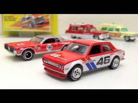 Mailbox Haul - Matchbox Caddy Ambos and a Hot Wheels Datsun Matchbox Lesney Edition Cadillac Ambulance and another couple of Vintage Racing pieces... including the John Morton BRE ...