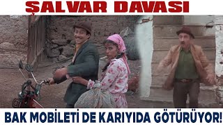 Şalvar Davası Türk Filmi | Memiş, Ömer Ağanın Karısını Kaçırıyor | Şener Şen Fil