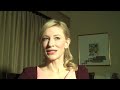 Cate Blanchett Talks Woody Allen's 'Blue Jasmine'