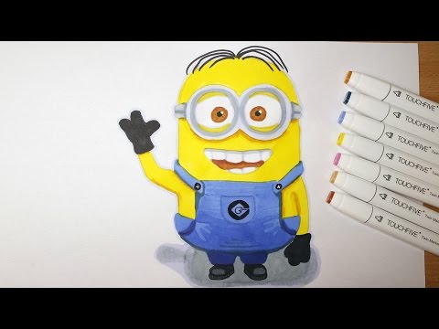 Миньоны рисовать из гадкого я Миньоны рисовать из гадкого я