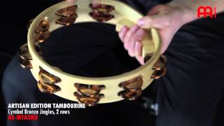 Meinl Artisan Tambourine - Brass