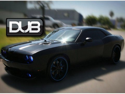 blk hwk dub edition widebody dodge challenger