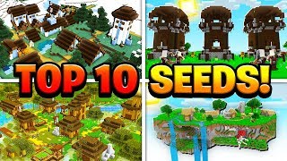 TOP 10 BEST NEW SEEDS for Minecraft 1.11.3! (Pocket Edition, PS4, Xbox, Switch, PC)
