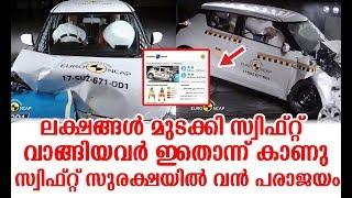 ക്രാഷ് ടെസ്റ്റില് തവിടുപൊടിയായി മാരുതി സ്വിഫ്റ്റ് | Suzuki Swift 2018 Crash Test GNCAP