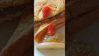 Nutella French Toast With Apple Orange Marmalade