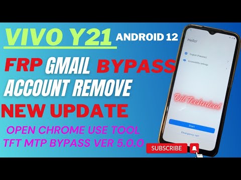 Vivo y21 Frp bypass Android 12 New update security Vivo y21 Frp bypass Android 12 New update security