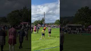 Caber Toss At The Highland Games
