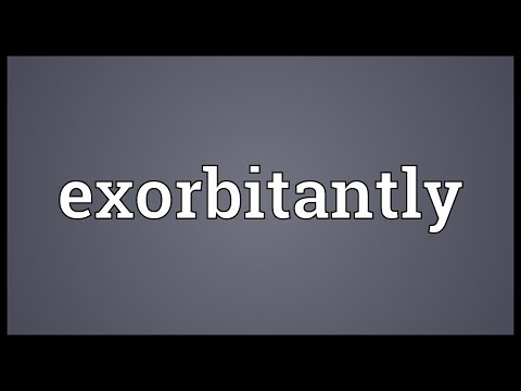 Header of exorbitantly