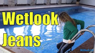 Wetlook Vintage Sweatshirt | Wetlook Girl Jeans | Wetlook Girl Pool