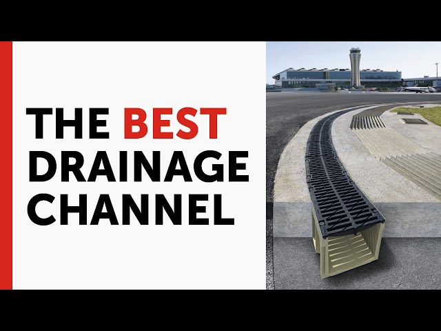 Watch How to choose the right drainage channel for your project on YouTube.
