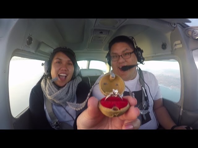 Pilot Fakes Emergency To Propose To Girlfriend - Video