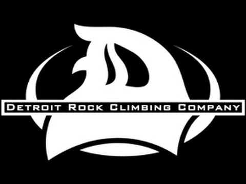 Indoor rock climbing at the