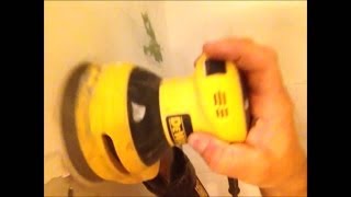drywall sanding tool dewalt orbital palm hand sander review