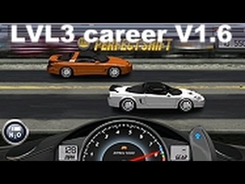 Video of game play for Drag Racing