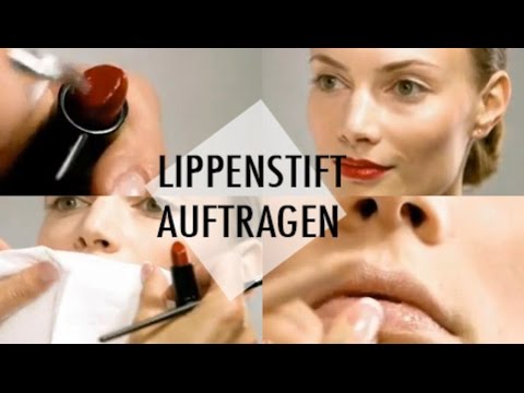 Schminkschule - Mund - Lippenstift auftragen wie der Profi