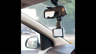 BROLAVIYA ® Iceberg Makers 360 Degree Rotation Car Rearview Mirror Mount Holder Stand for Mobile