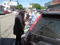 Видео Харьковская бабулька избила водителя ТП