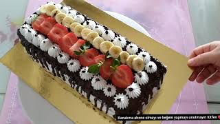 Kalip Kullanmadan 3 Katli Enfes Baton Pasta Yapabi̇li̇rsi̇ni̇z