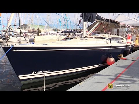 2015 Delphia 40.3 Sailing Yacht - Deck and interior Walkaround - 2015 Annapolis Sail Boat Show