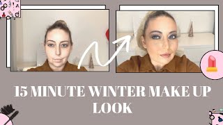 15 MINUTE WINTER MAKE UP LOOK - USING PRODUCTS I ACTUALLY USE DAILY - Tanya Louise