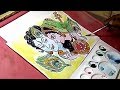 How to Draw Meerabai and Krishna Drawing