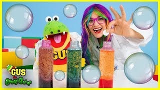 Learn Colors Lava Lamp Science Experiment with Gus and Rainbow Rae