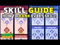Zombie Waves Skill Guide & Tips - How to RANK EVERY SKILLS